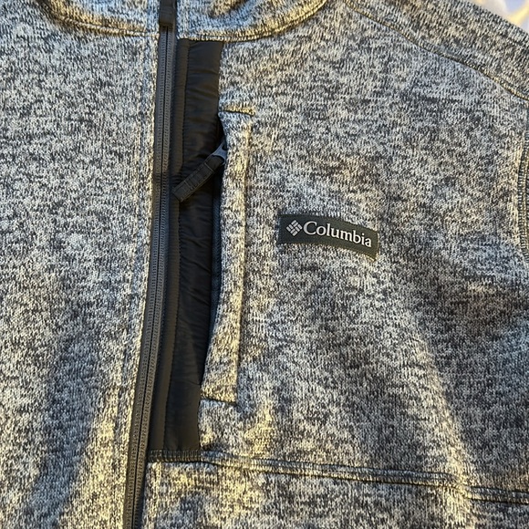 Columbia Men’s Grey Quarter Zip Sweater Size XL - Picture 3 of 6